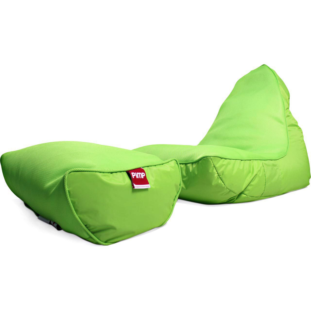 VIP Bean Bag Sofa + Ottoman Set (Coolio Wild Lime)