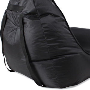 VIP Bean Bag Sofa + Ottoman Set (Gangsta Black)