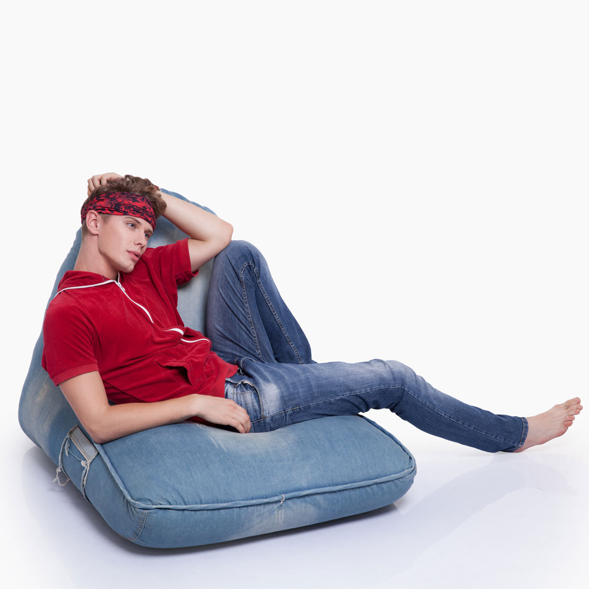 VIP Bean Bag Sofa (Denim Jeanious)