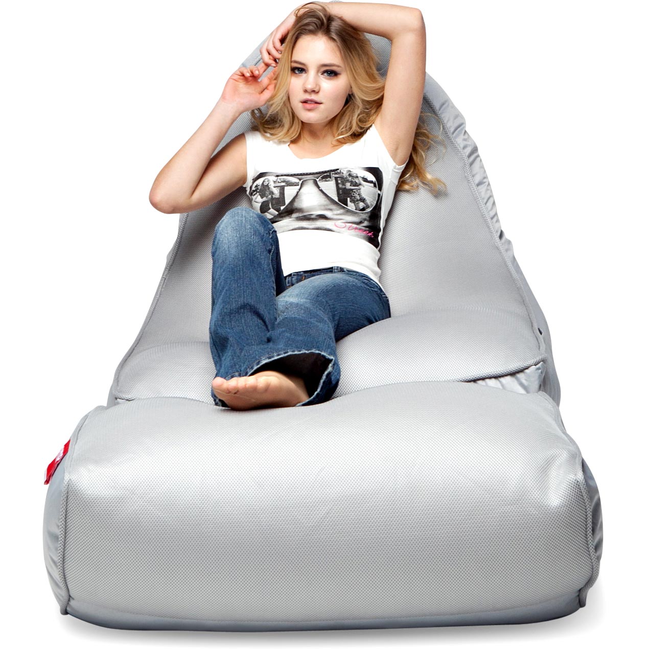 VIP Bean Bag Sofa + Ottoman Set (Shady Grey)