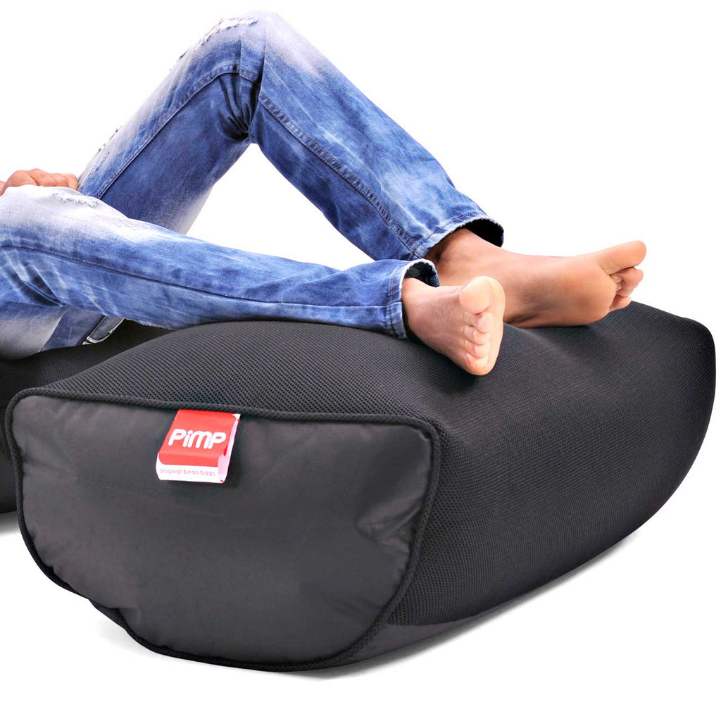 VIP Bean Bag Ottoman (Gangsta Black)