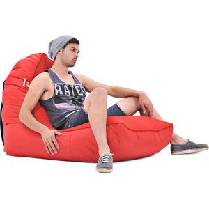 VIP Bean Bag Sofa + Ottoman Set (Street Cred Red)