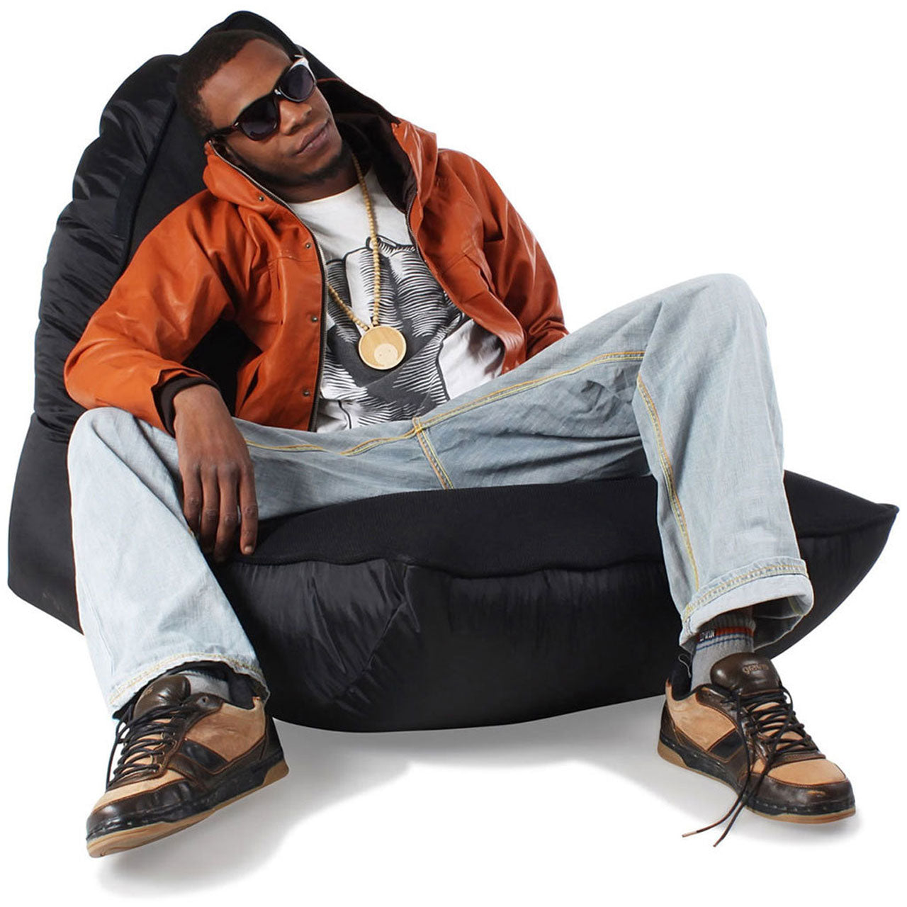 VIP Bean Bag Sofa (Gangsta Black)